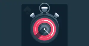 Stake Casino Daily Races icon displaying a stopwatch, symbolizing daily races, on a dark background.