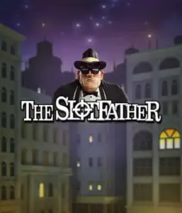 Enter the nefarious realm of The Slotfather slot by Betsoft, showcasing a commanding mafia boss posed against a moonlit cityscape. This image evokes the dramatic ambience of the organized crime, with the boss dressed in a classic black suit and fedora. Ideal for lovers of gangster-themed games, delivering a captivating escape. 